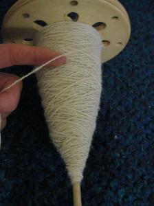Yarn - Lace weight white 1
