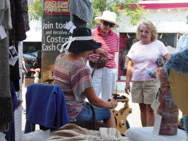 Kirstin continually educating an endless stream of 75,000 visitors.