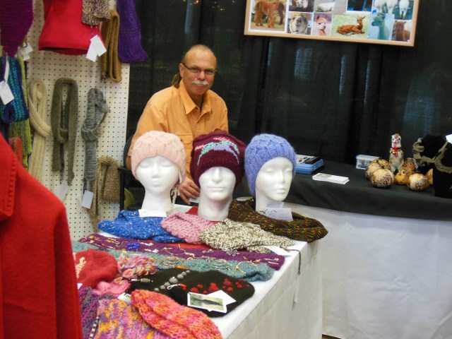 Dad, our cashier, at the Castle Rock show.